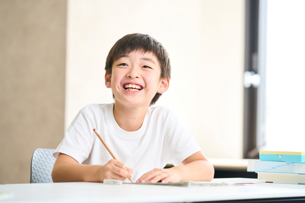 塾に通う子供